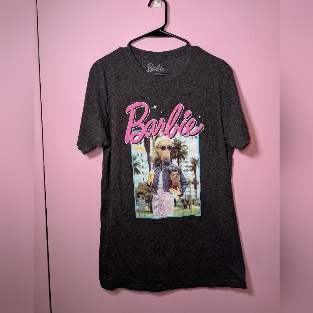 Barbie Graphic Grey T-Shirt